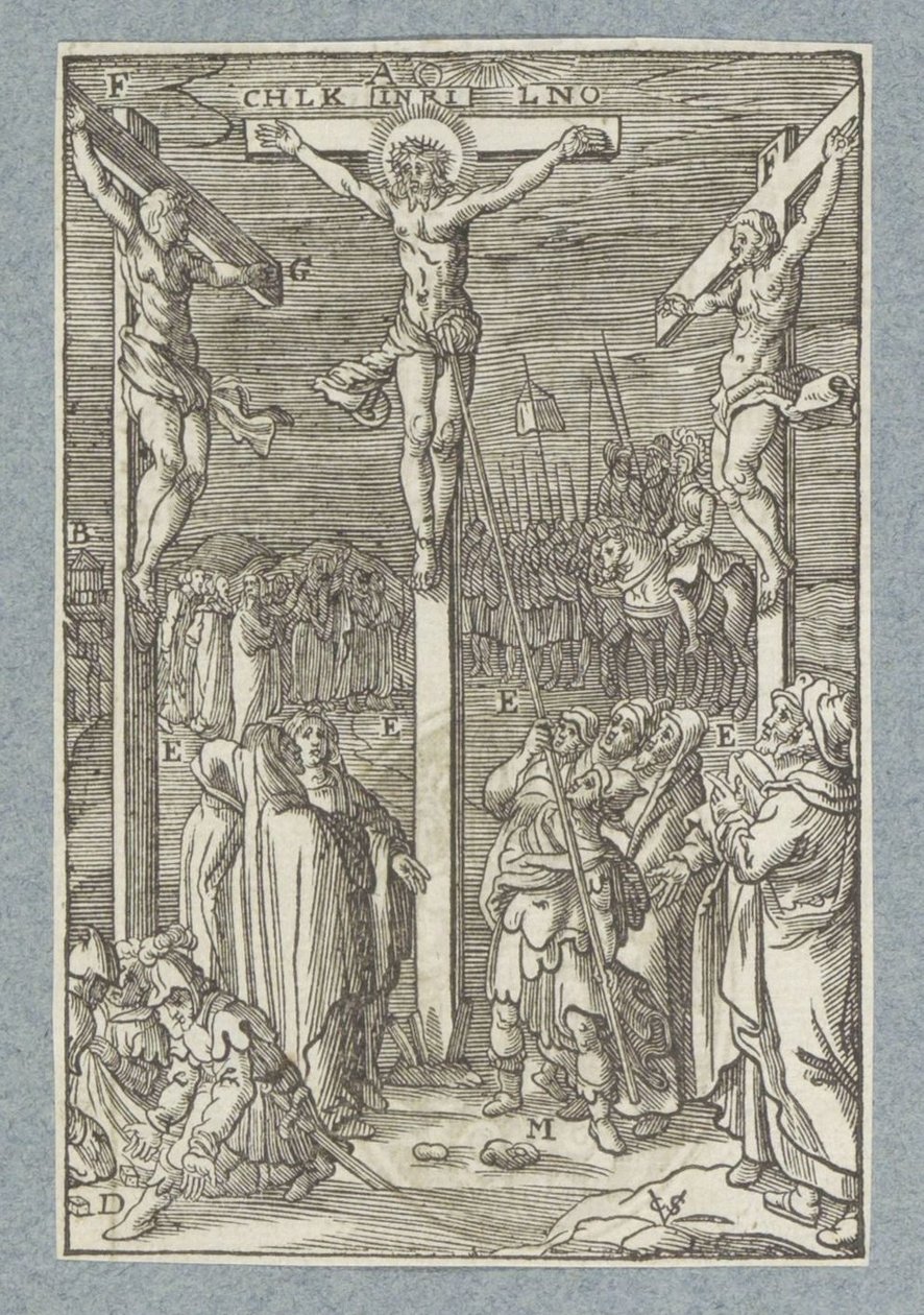 Chrystus na krzyżu autorstwa Christoffel van Sichem (II)