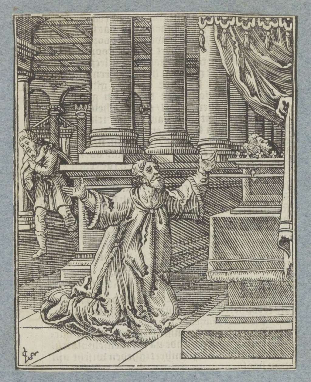 Pokuta i kara Dawida autorstwa Christoffel van Sichem (II)