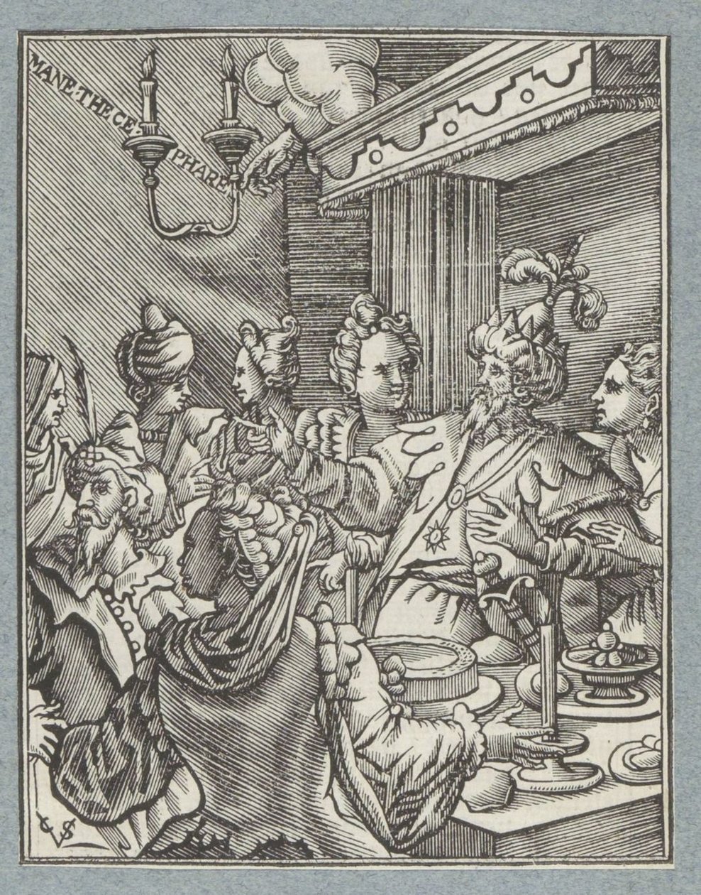 Święto Belszazzara autorstwa Christoffel van Sichem (II)