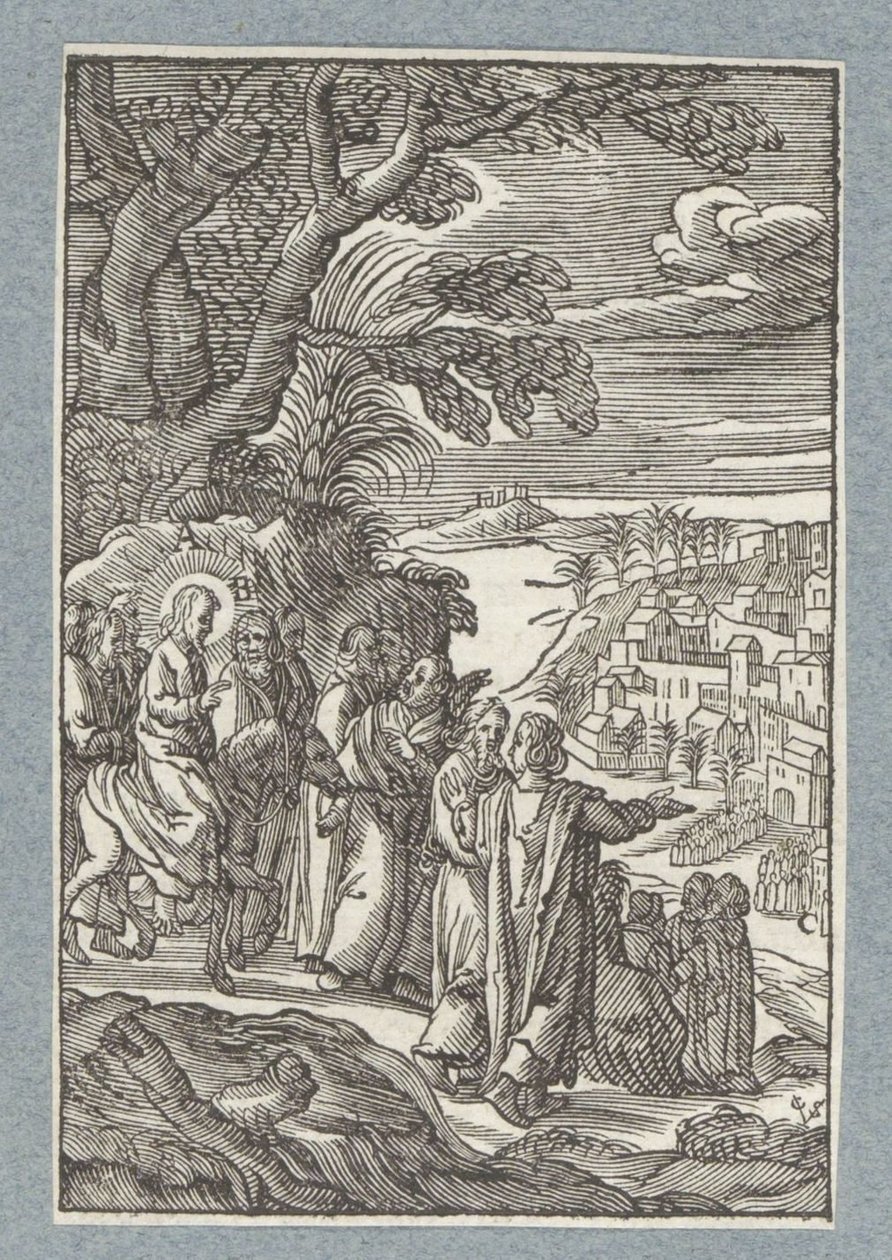 Wjazd do Jerozolimy autorstwa Christoffel van Sichem (II)