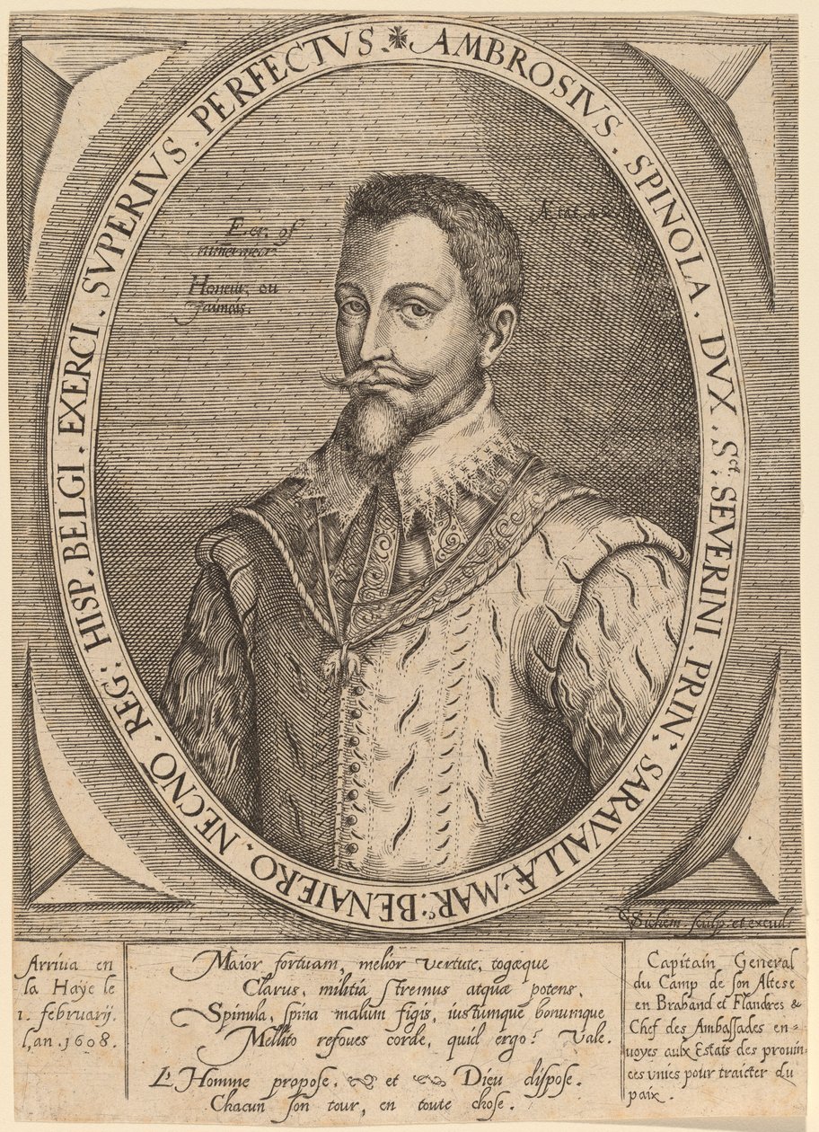 Ambrozjusz Spinola autorstwa Christoffel van Sichem I