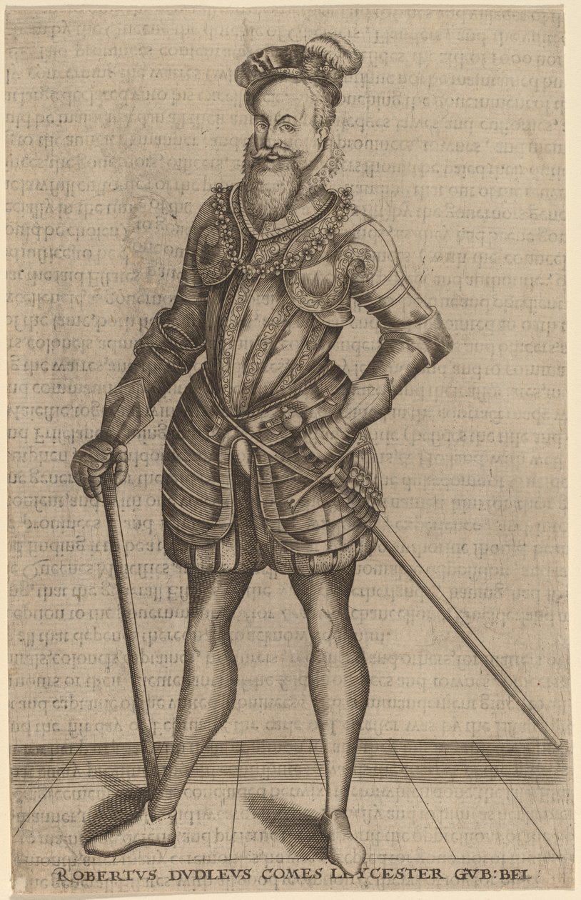 Robert Dudley, hrabia Leicester autorstwa Christoffel van Sichem I