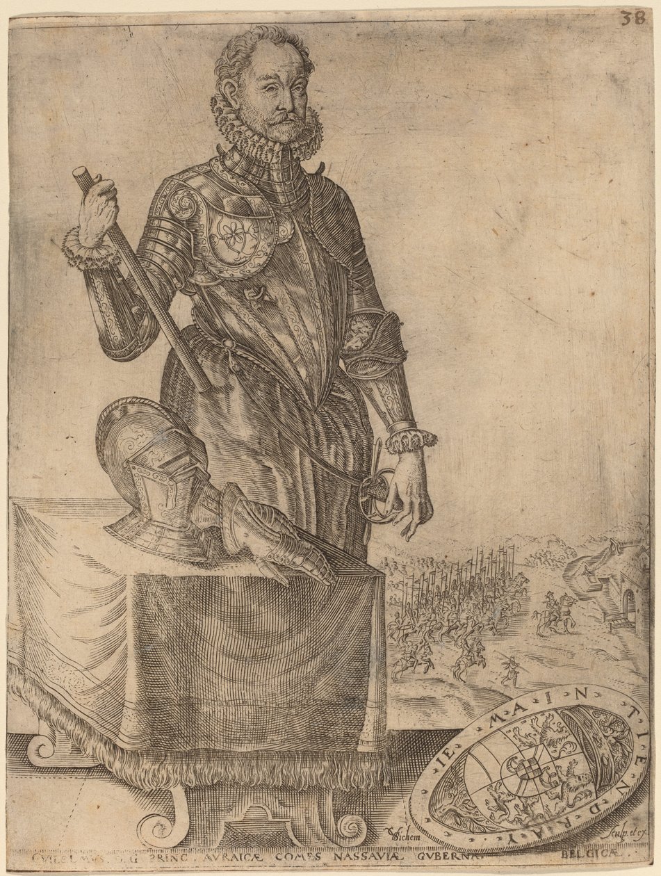 Wilhelm z Nassau, książę Orange autorstwa Christoffel van Sichem I after Hendrik Goltzius