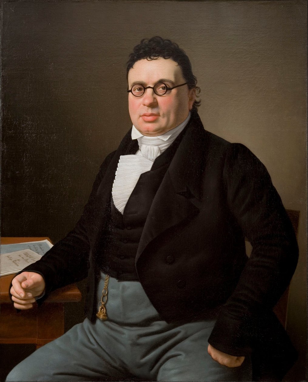 Portret kupca Josepha Raphaela autorstwa Christoffer Wilhelm Eckersberg