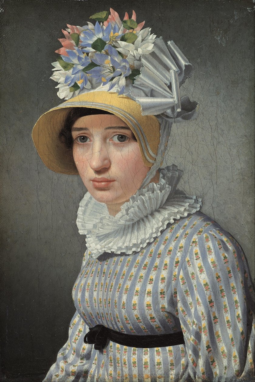 Portret modelki Maddaleny lub Anny Marii Uhden autorstwa Christoffer Wilhelm Eckersberg