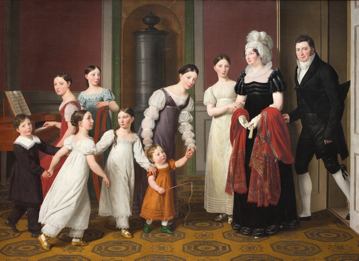 Rodzina Nathanson autorstwa Christoffer Wilhelm Eckersberg