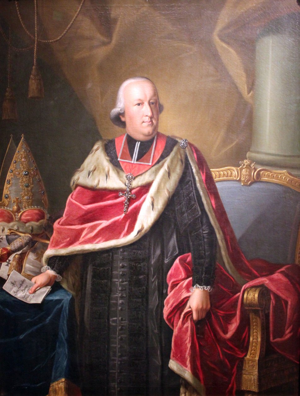 Georg Karl Ignatz von Fechenbach, książę-biskup Würzburga autorstwa Christopf Fesel