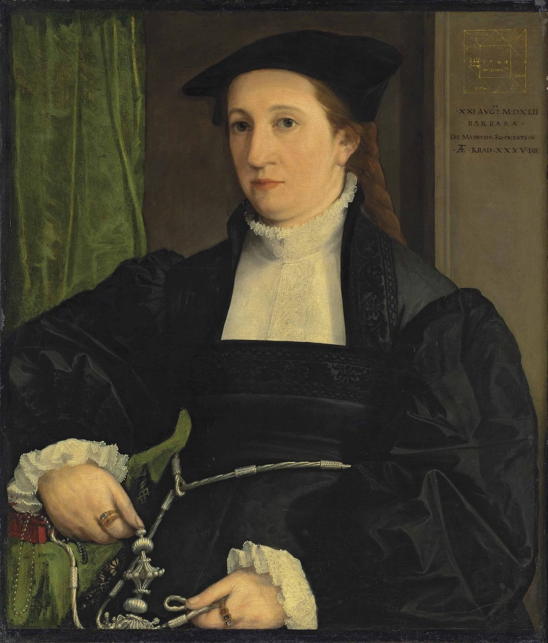Portret Barbary Schwarz autorstwa Christoph Amberger