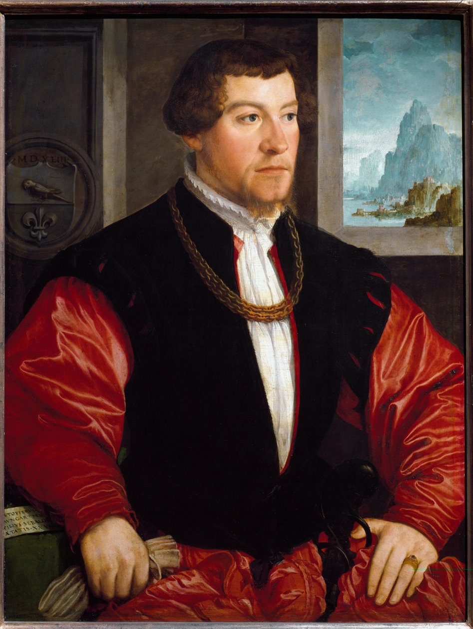 Portret Christopha Baumgartnera (Malarstwo autorstwa Christoph Amberger