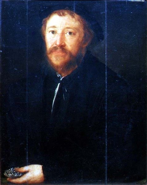 Portret Corneliusa Grosa (panel) autorstwa Christoph Amberger