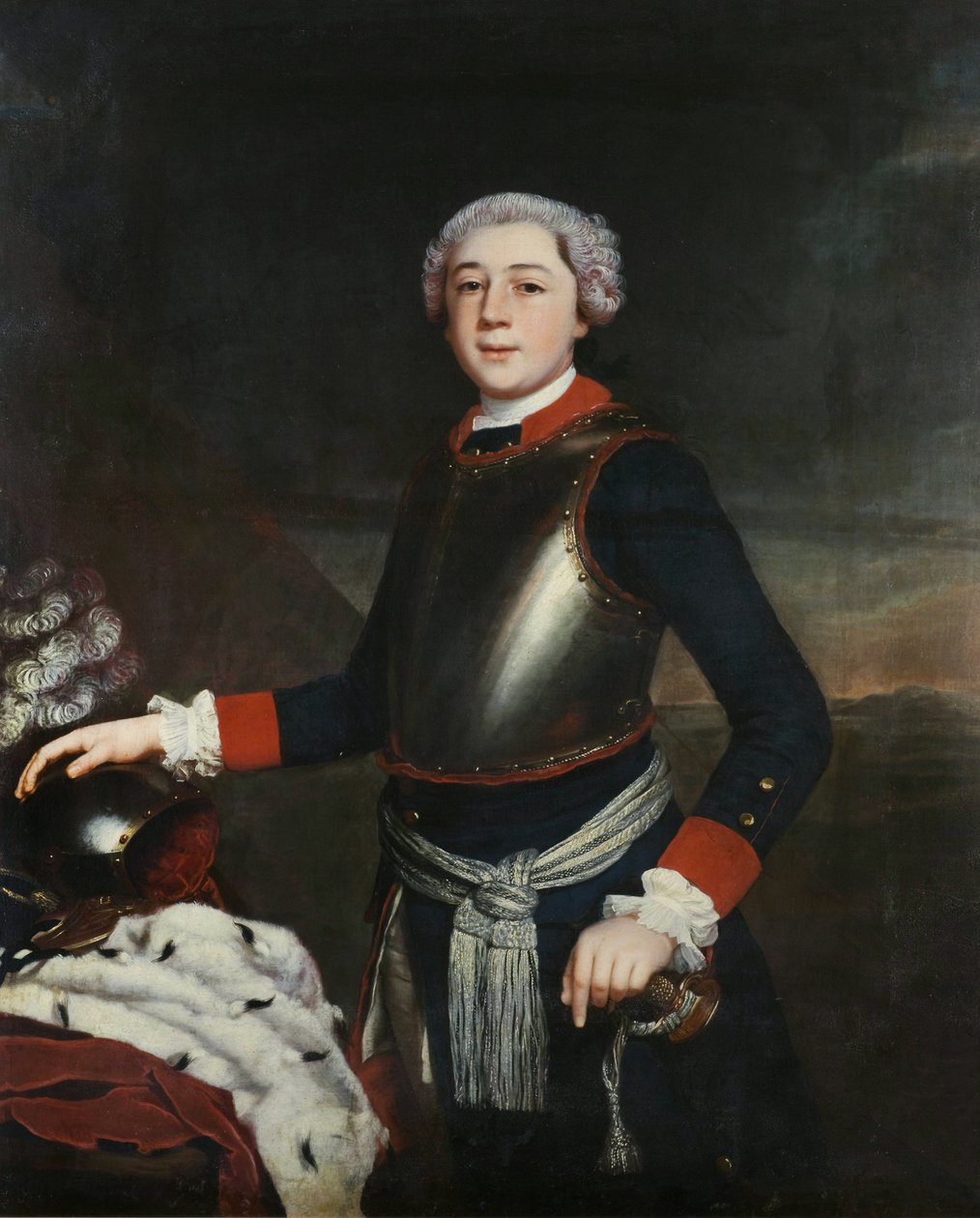 Leopold Friedrich Franz v. Anhalt-Dessau w młodym wieku autorstwa Christoph Friedrich Reinhold Lisiewski