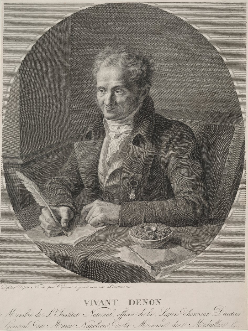 Dominique Vivant-Denon, 1810. autorstwa Christophe Guerin