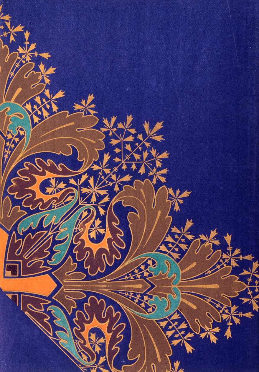 Wzór, ilustracja ze „Studiów w projektowaniu” Christophera Dressera, wydanej w 1876 r. autorstwa Christopher Dresser