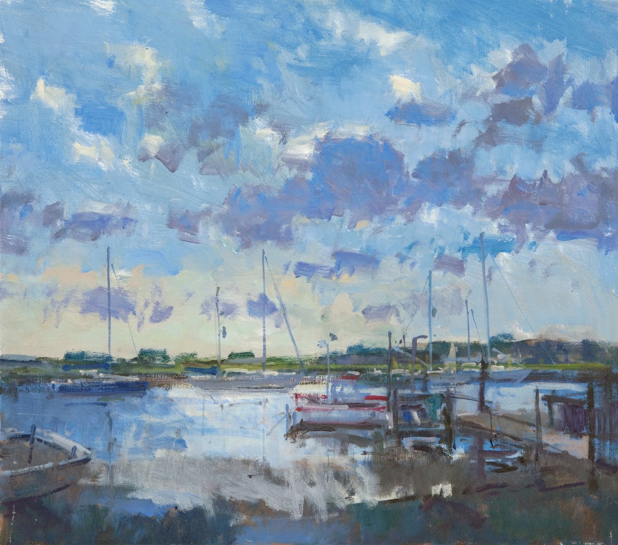 Wieczór w Southwold, 2012 autorstwa Christopher Glanville