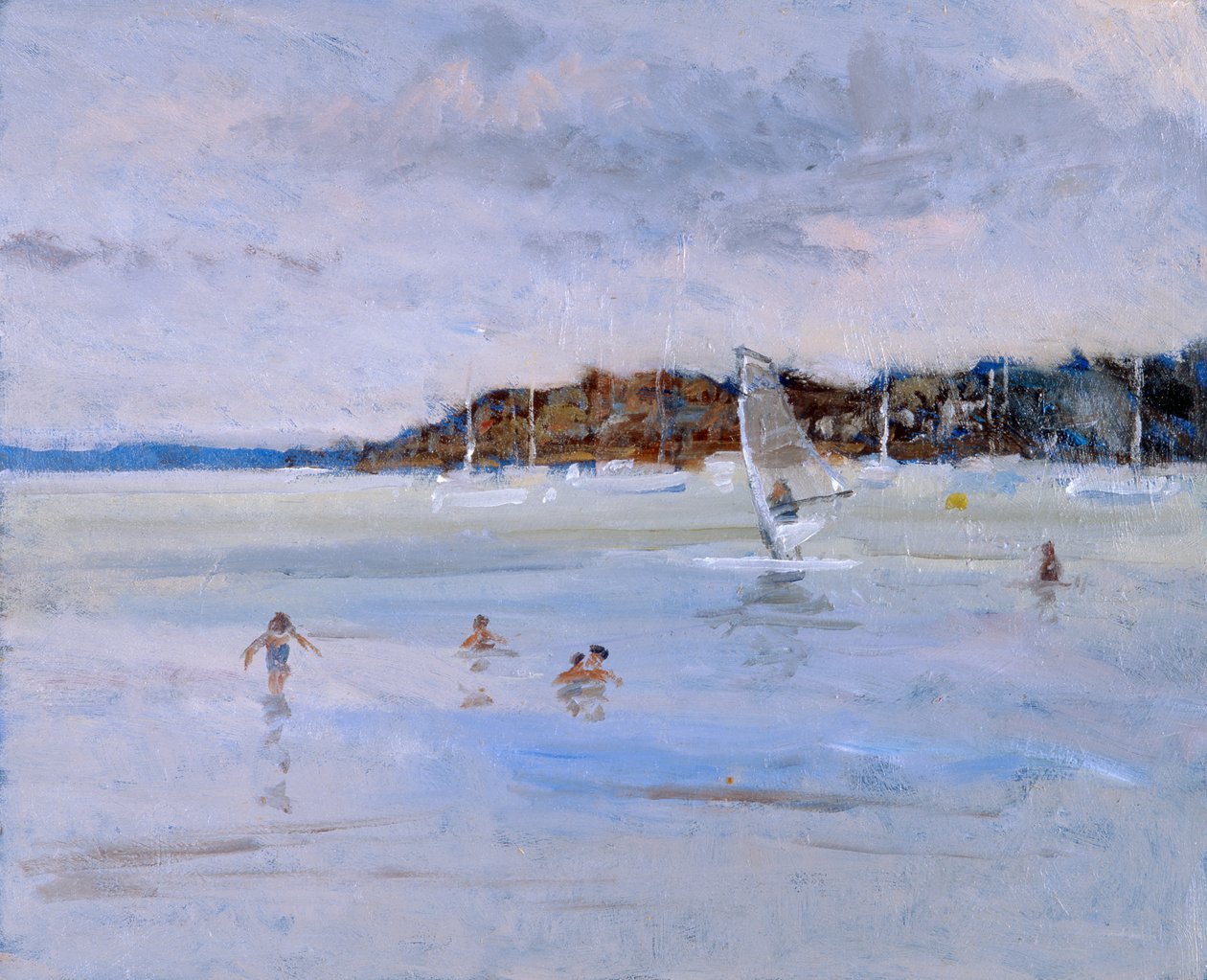 Windsurfer i kąpiących się autorstwa Christopher Glanville
