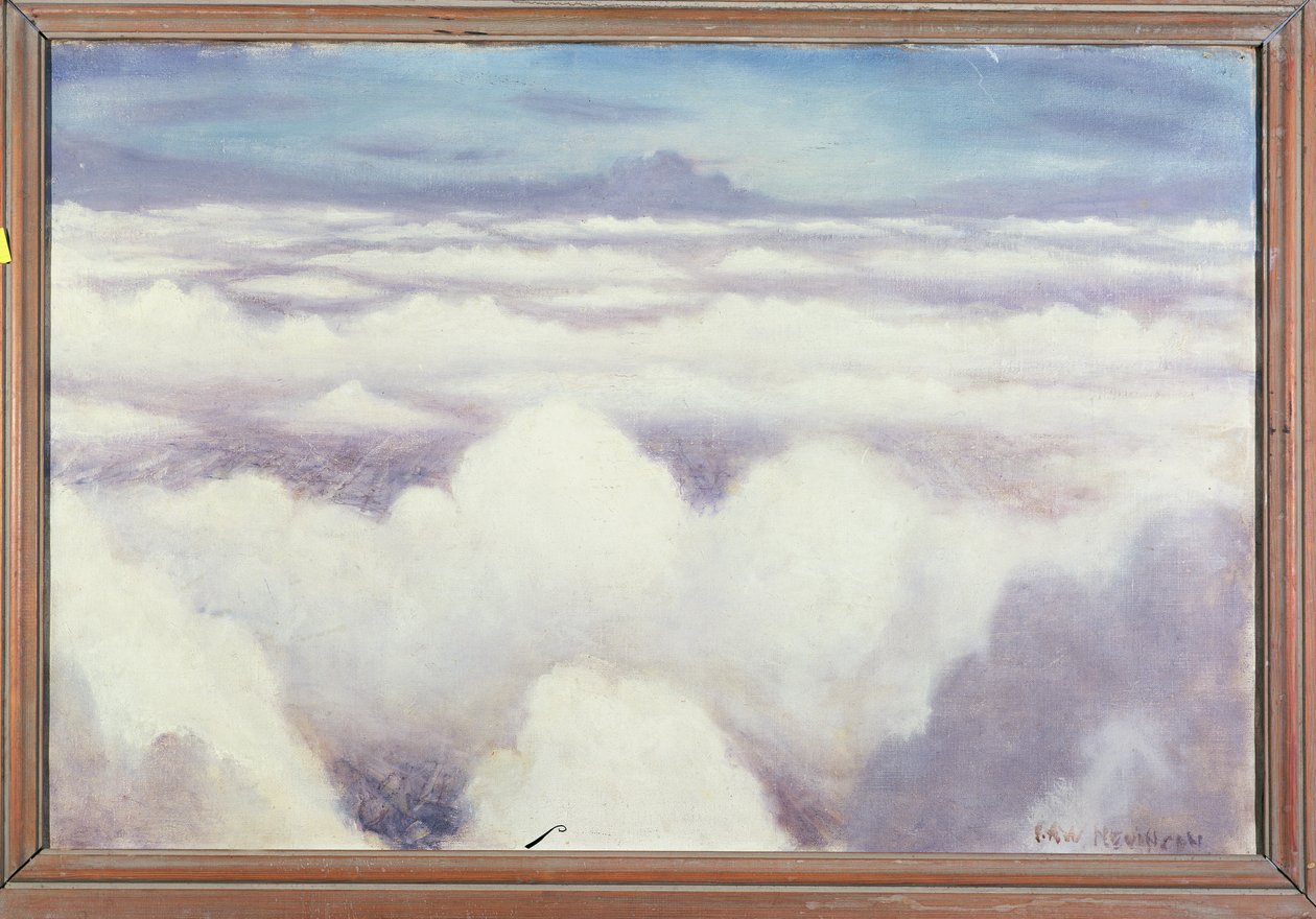 Widok z lotu ptaka, prawdopodobnie nad Flandrią autorstwa Christopher Richard Wynne Nevinson