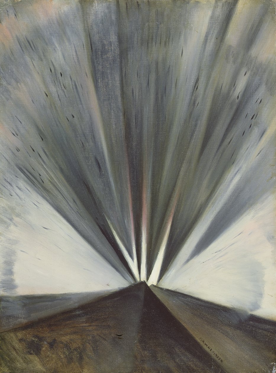 Wybuchająca muszla, 1914-18 autorstwa Christopher Richard Wynne Nevinson