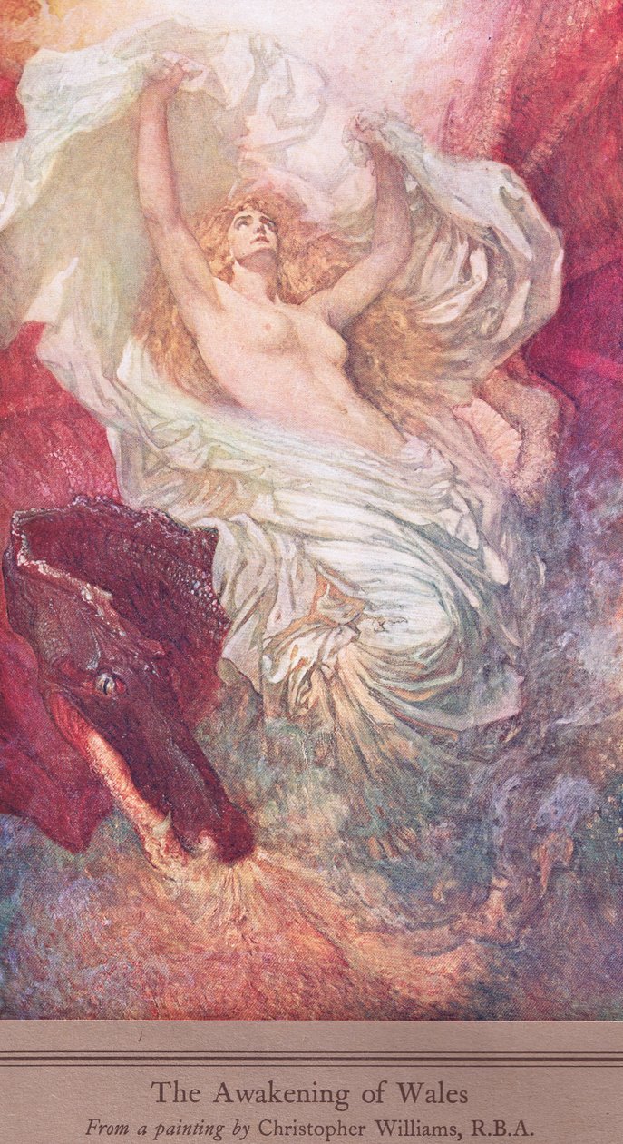 Przebudzenie Walii, ok. 1915 autorstwa Christopher Williams