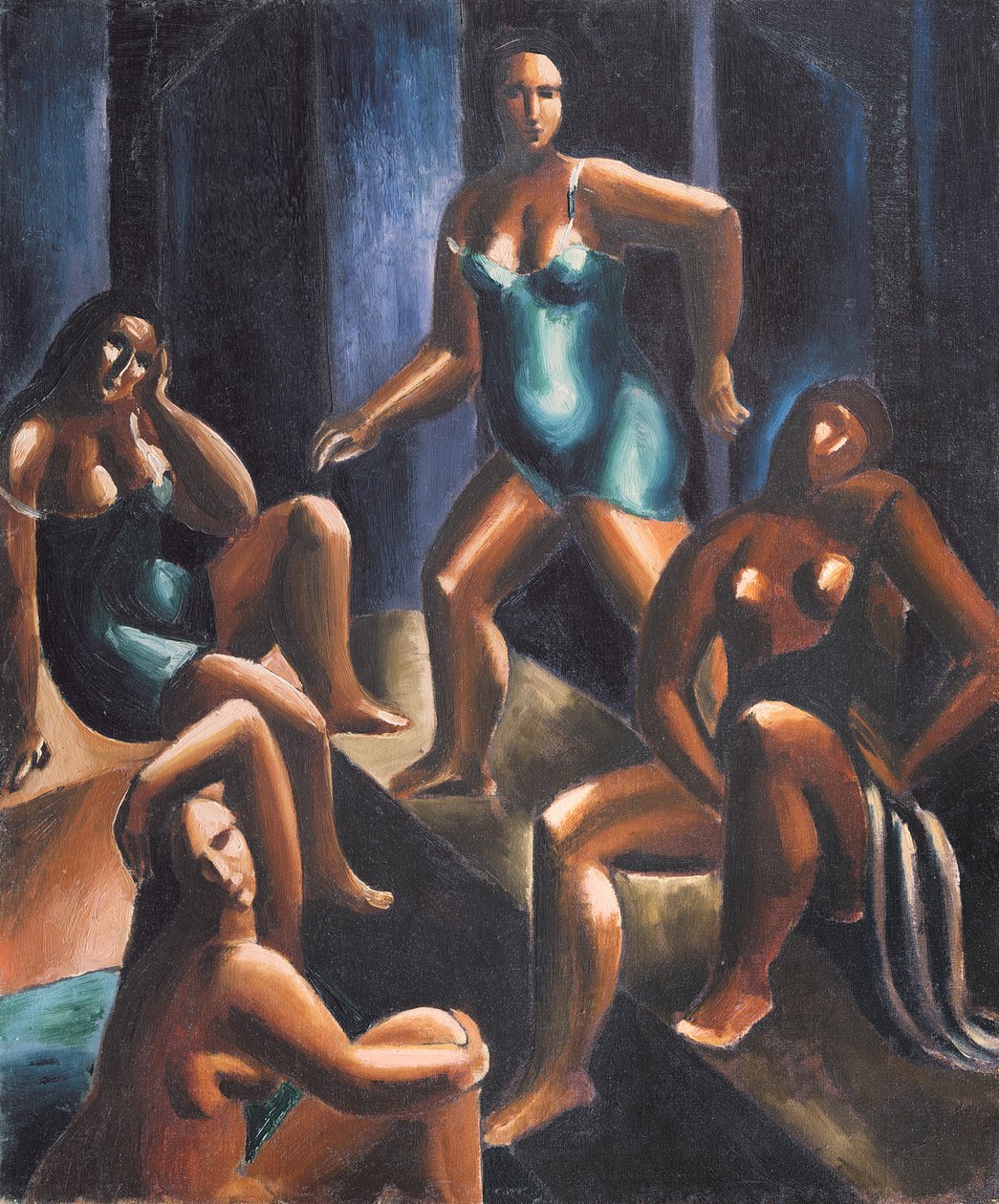 Kąpiący się autorstwa Christopher Wood