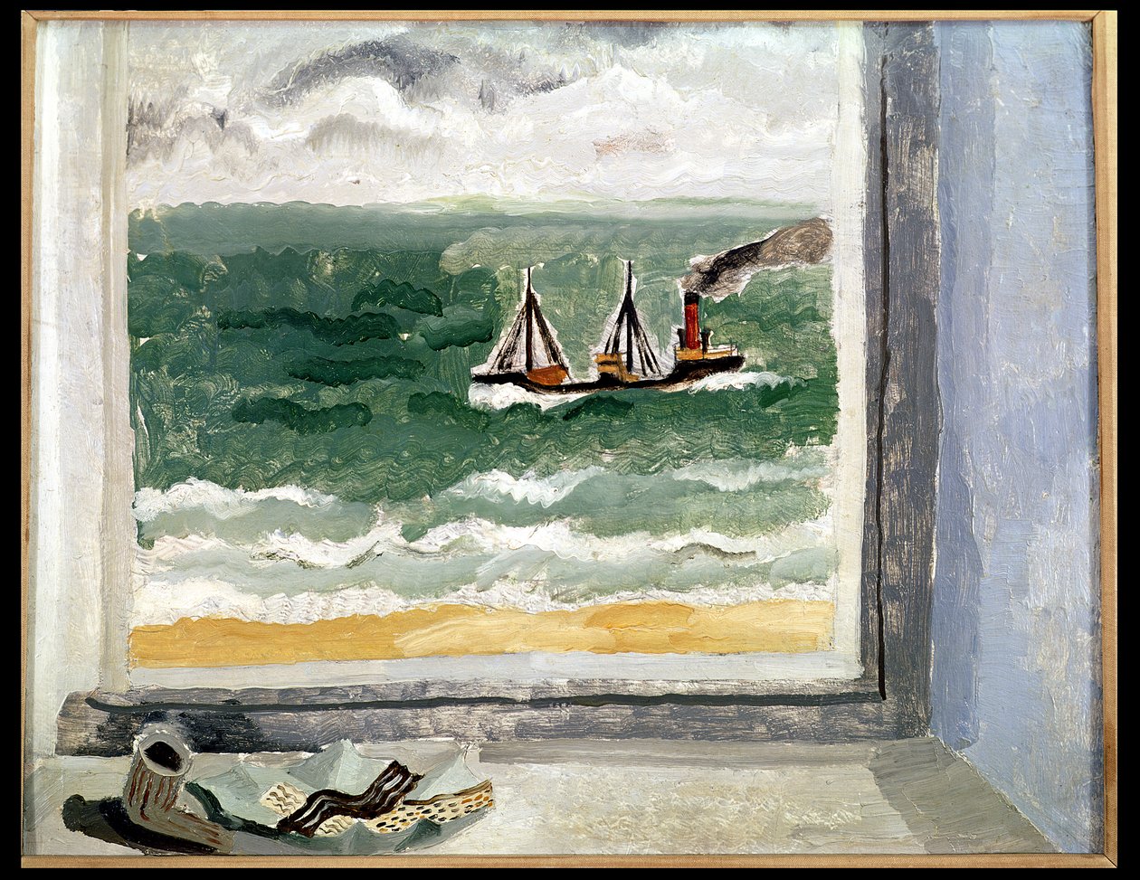 Z kornwalijskiego okna, 1928 autorstwa Christopher Wood