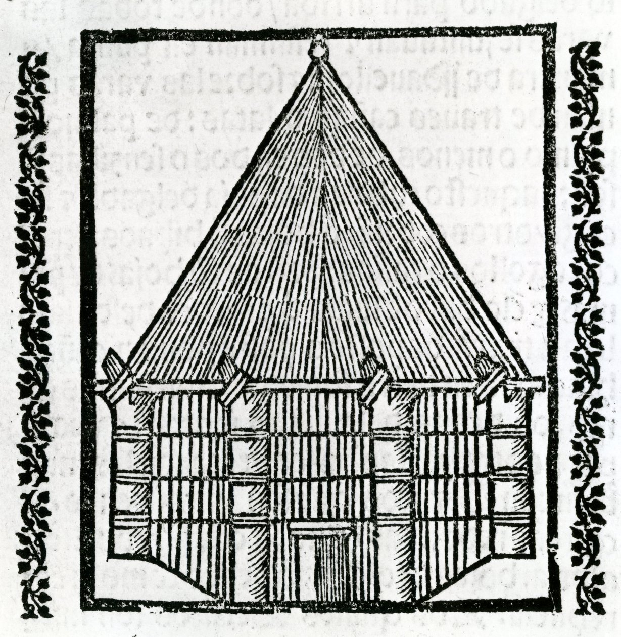 Chata z „Ogólnej historii Indii” 1547 autorstwa Christopher Columbus
