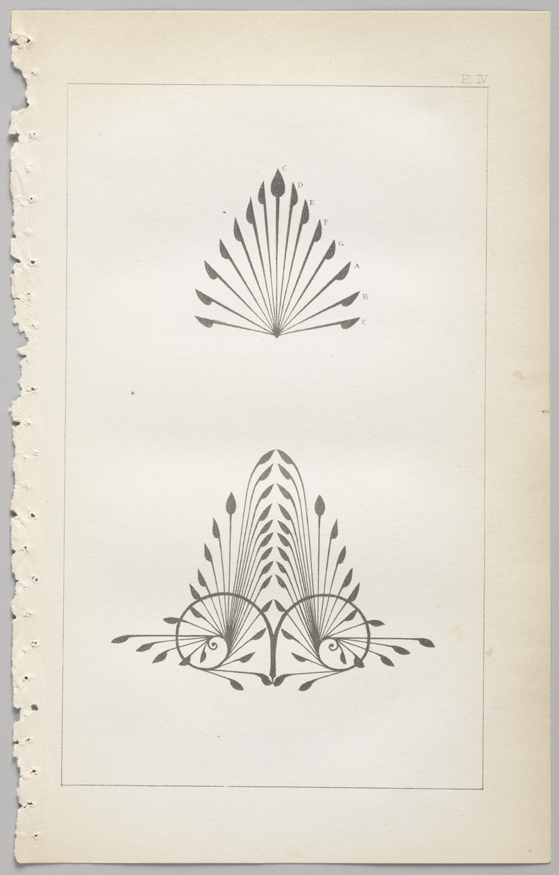 Sztuka projektowania dekoracyjnego : z dodatkiem, podającym godziny otwarcia kwiatów, wyd. Day & Son, Londyn, 1862 autorstwa Christopher Dresser