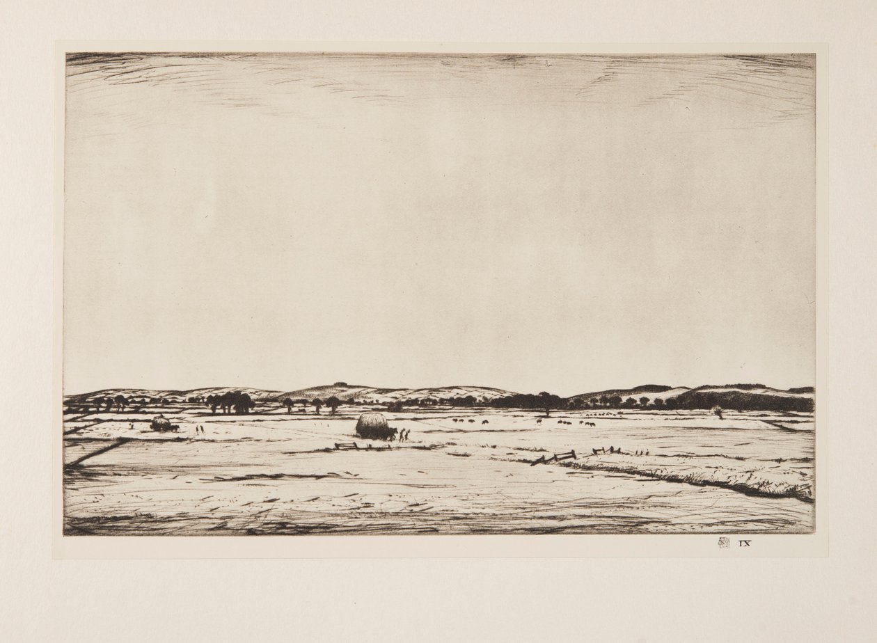 Sussex Downs, wyd. 1926. autorstwa Christopher Richard Wynne Nevinson
