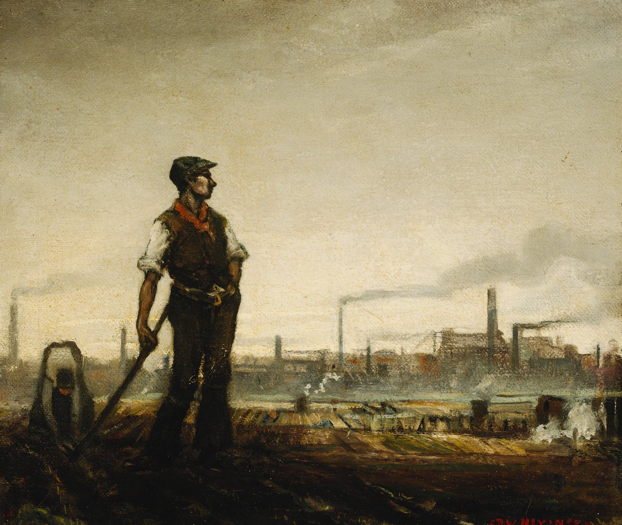 Działki, Szynka Wschodnia, autorstwa Christopher Richard Wynne Nevinson