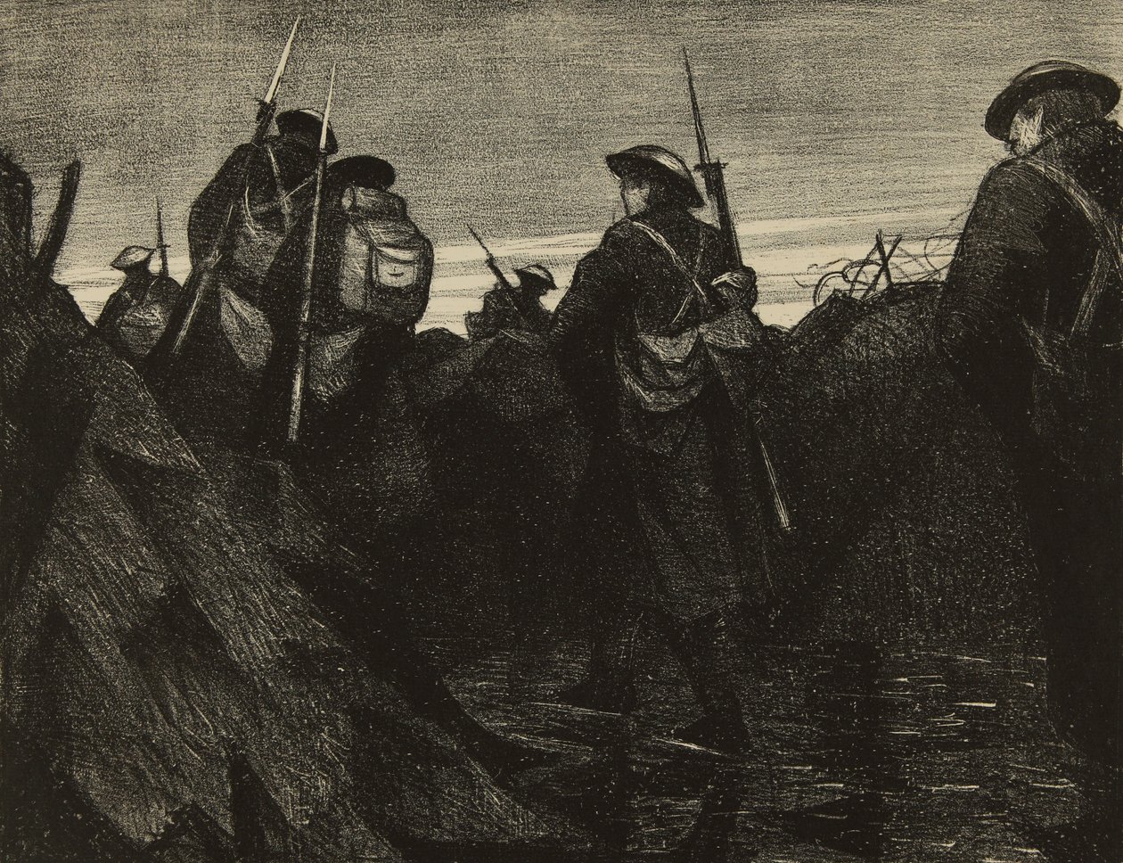 Ulgi o świcie autorstwa Christopher Richard Wynne Nevinson