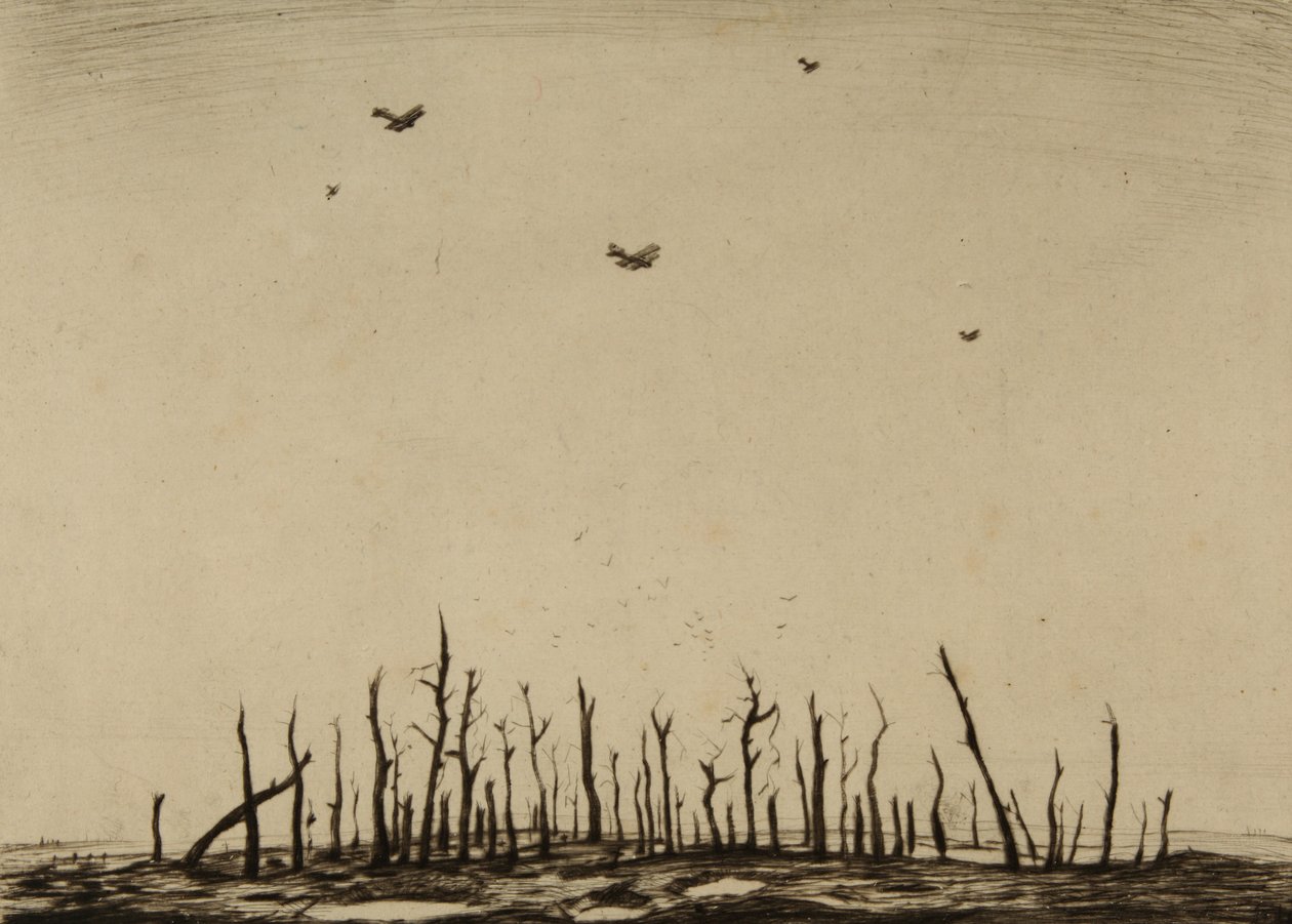 Przeklęte drewno autorstwa Christopher Richard Wynne Nevinson