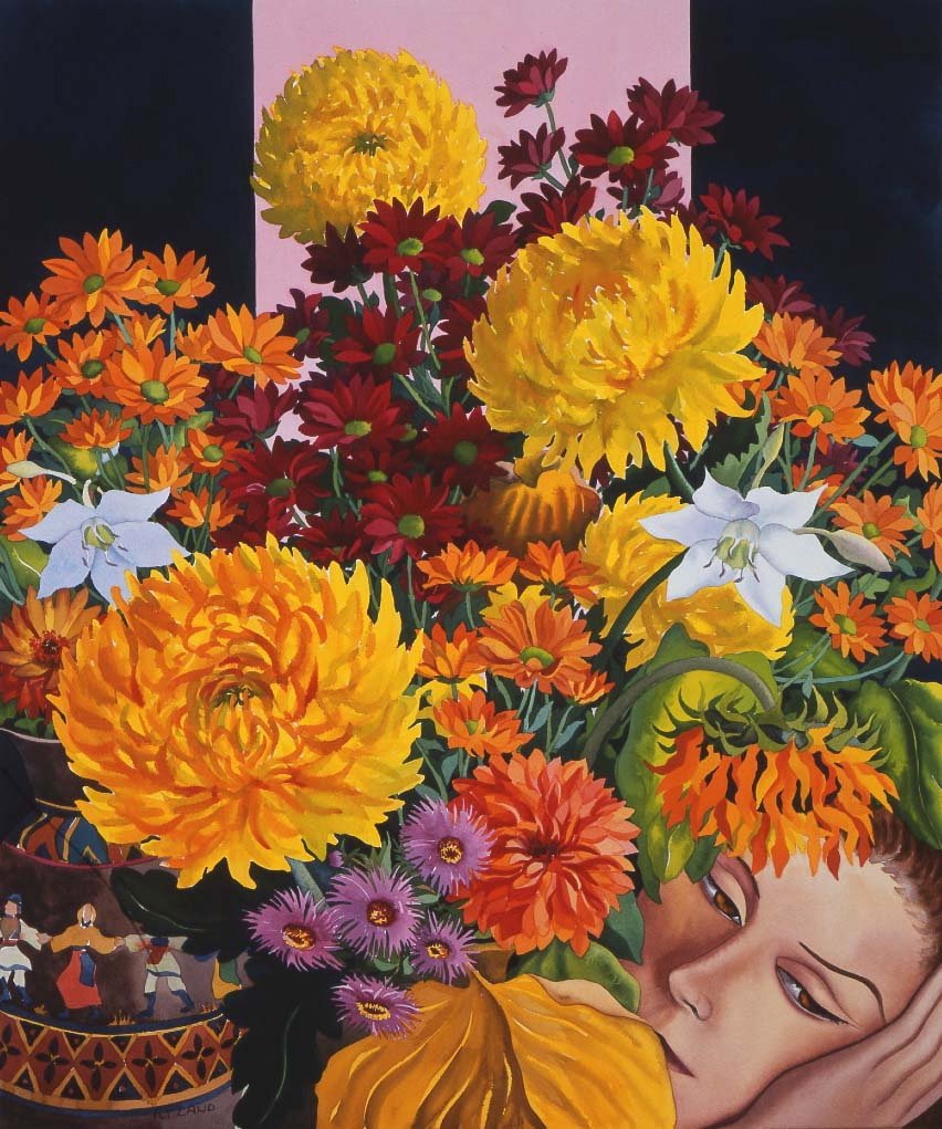 Obraz w październiku 2005 (akwarela na papierze) autorstwa Christopher Ryland