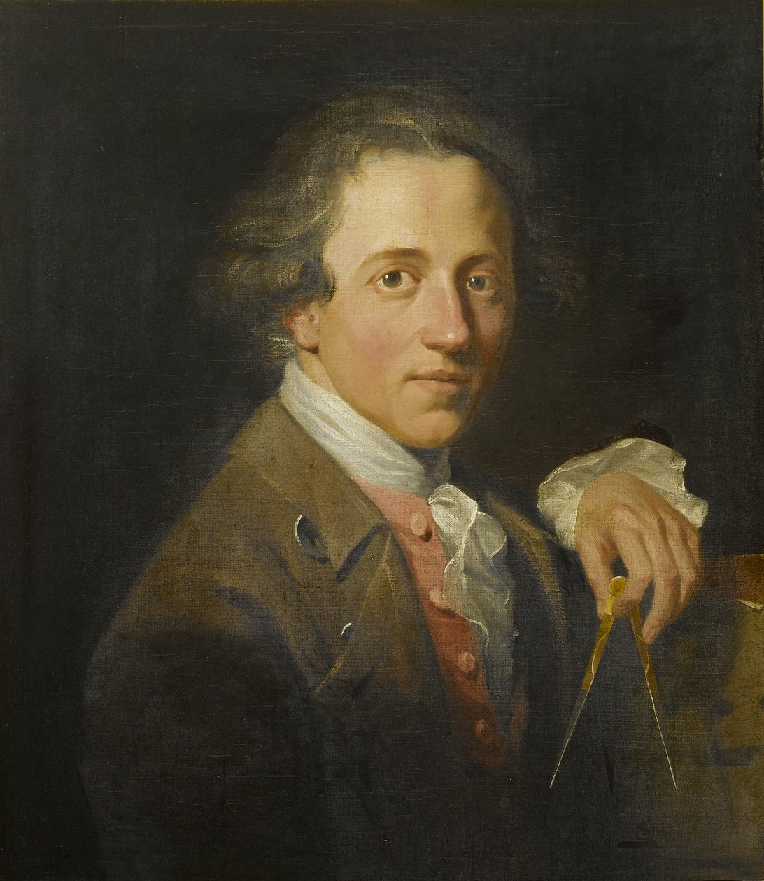 Portret młodego artysty (John Soane), 1776 autorstwa Christopher William Hunneman