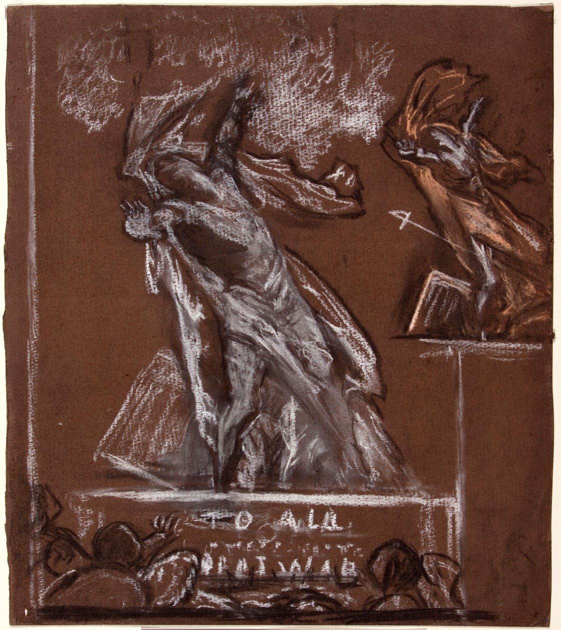 Studium postaci do pomnika wojennego, c1920. autorstwa Christopher Williams