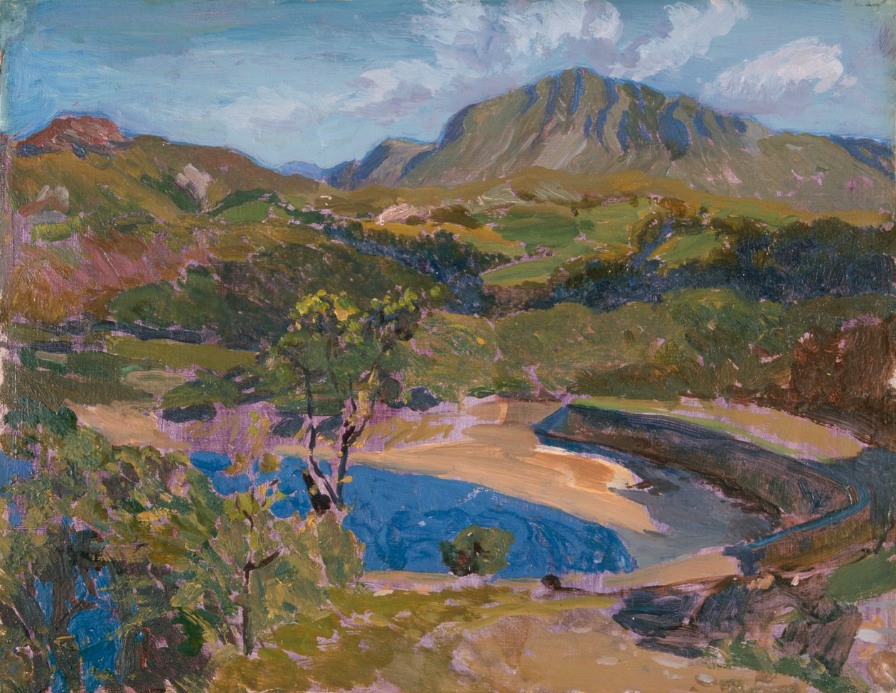 „Na ujściu rzeki Barmouth”, 1893-1934 autorstwa Christopher Williams