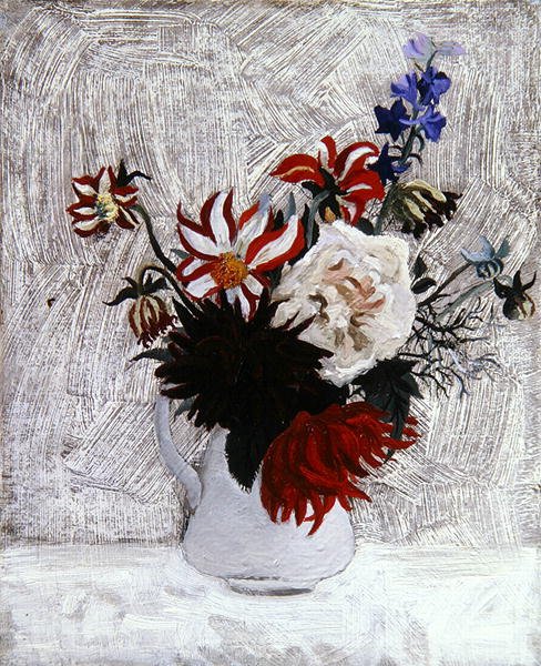Dalie i Larkspur autorstwa Christopher Wood
