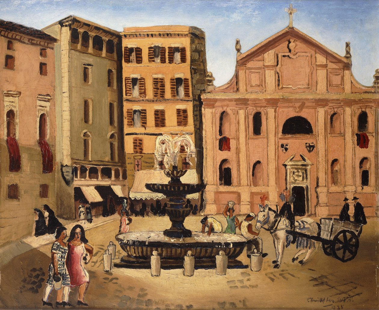 Plac w Rzymie autorstwa Christopher Wood