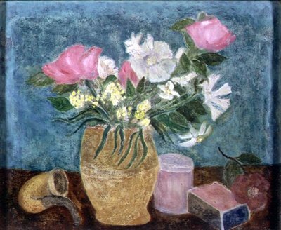 Martwa natura (malowana na odwrocie 88536) 1928 autorstwa Christopher Wood