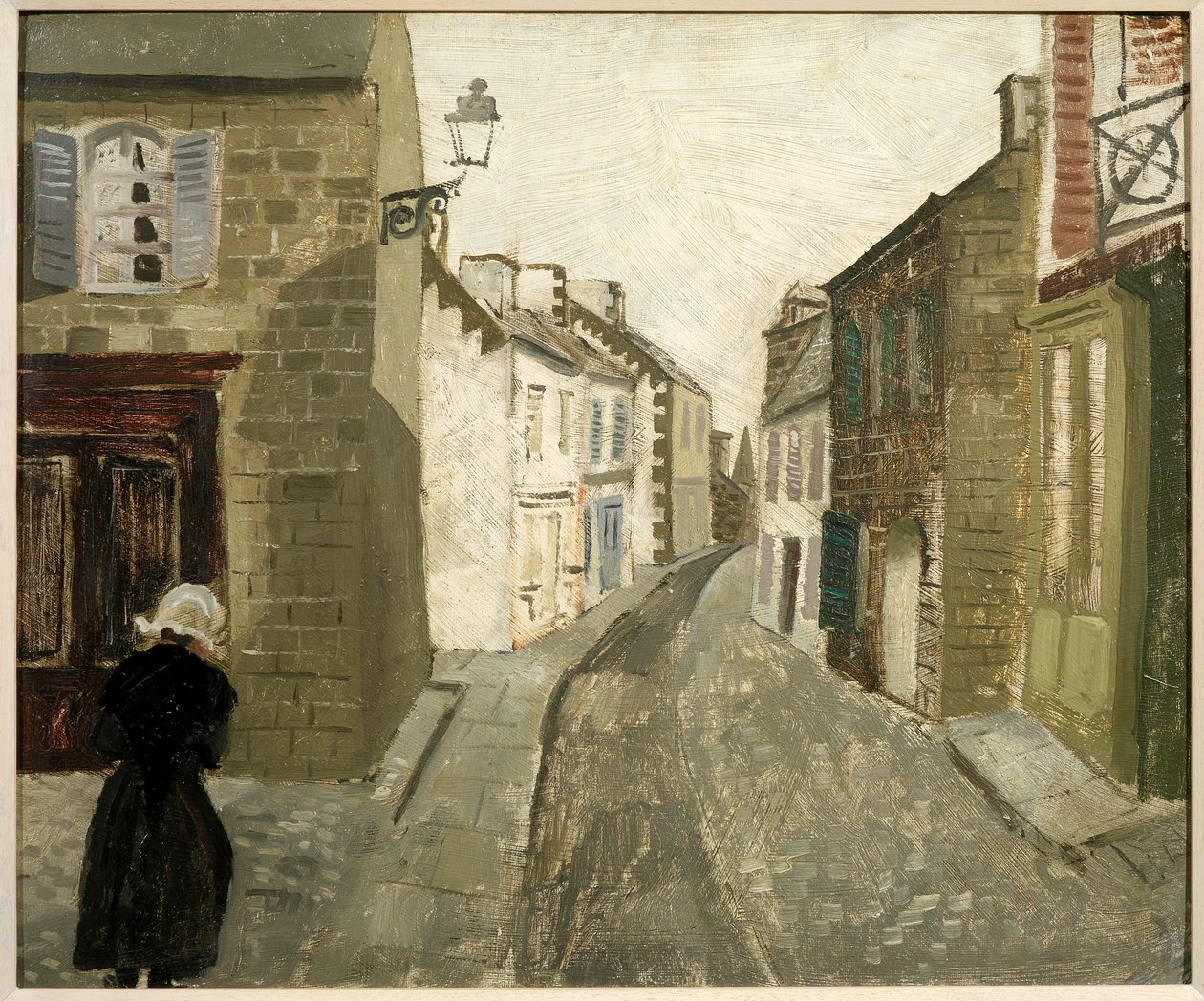 Scena uliczna w Treboul, 1930 autorstwa Christopher Wood
