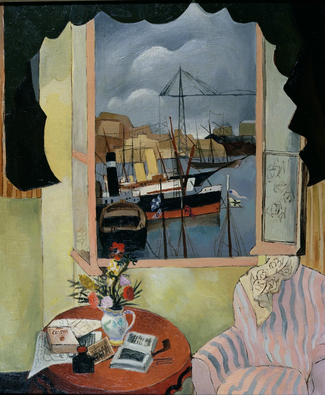 Okno w Marsylii, 1927 autorstwa Christopher Wood