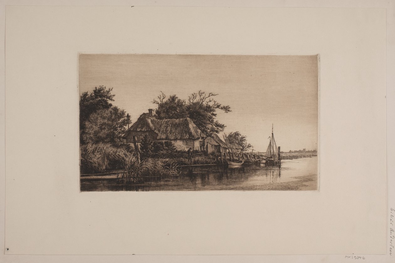 Krajobraz rzeki autorstwa Cilius Johannes Konrad Andersen