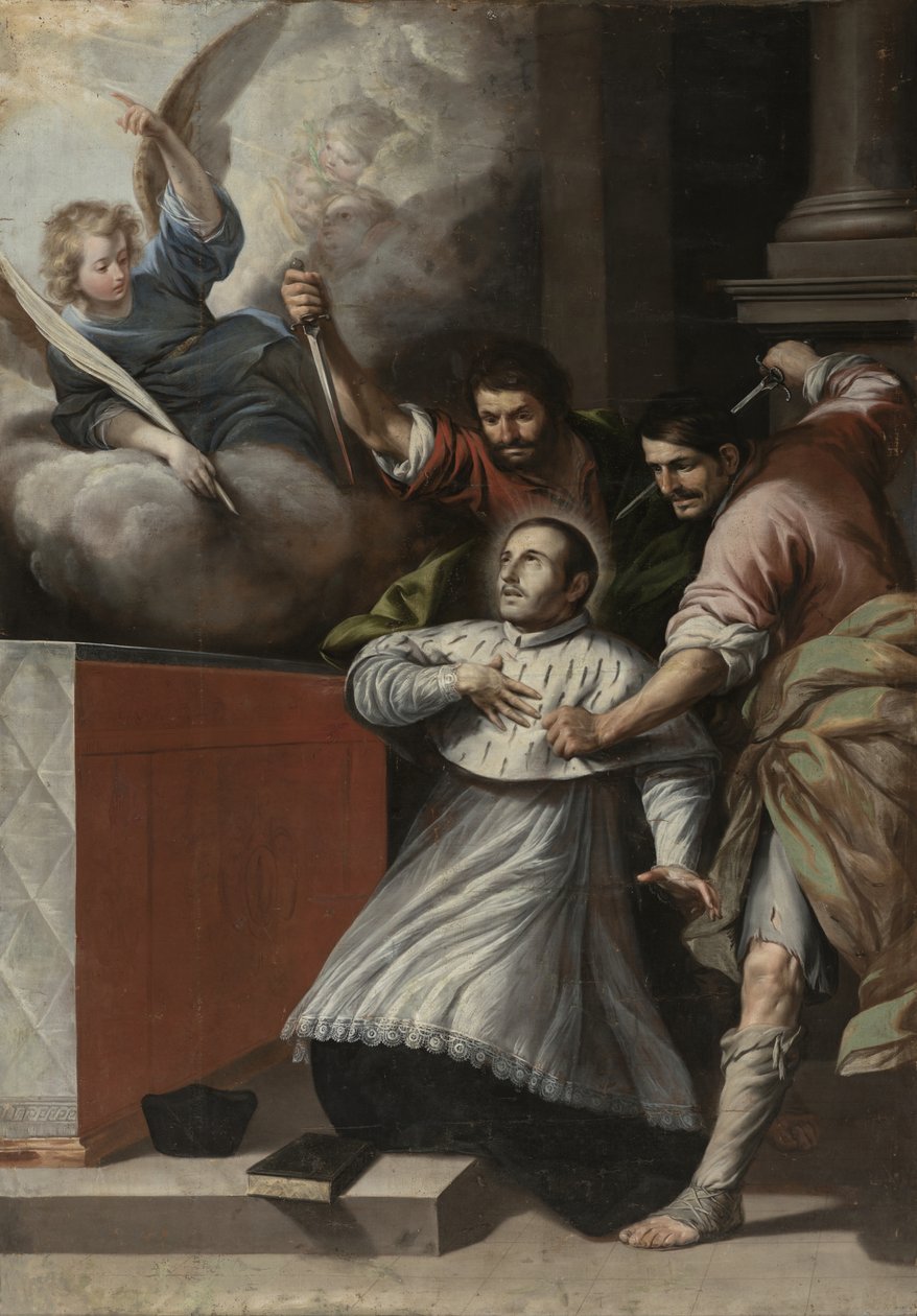 Męczeństwo San Pedro Arbués autorstwa Circle of Antonio del Castillo y Saavedra