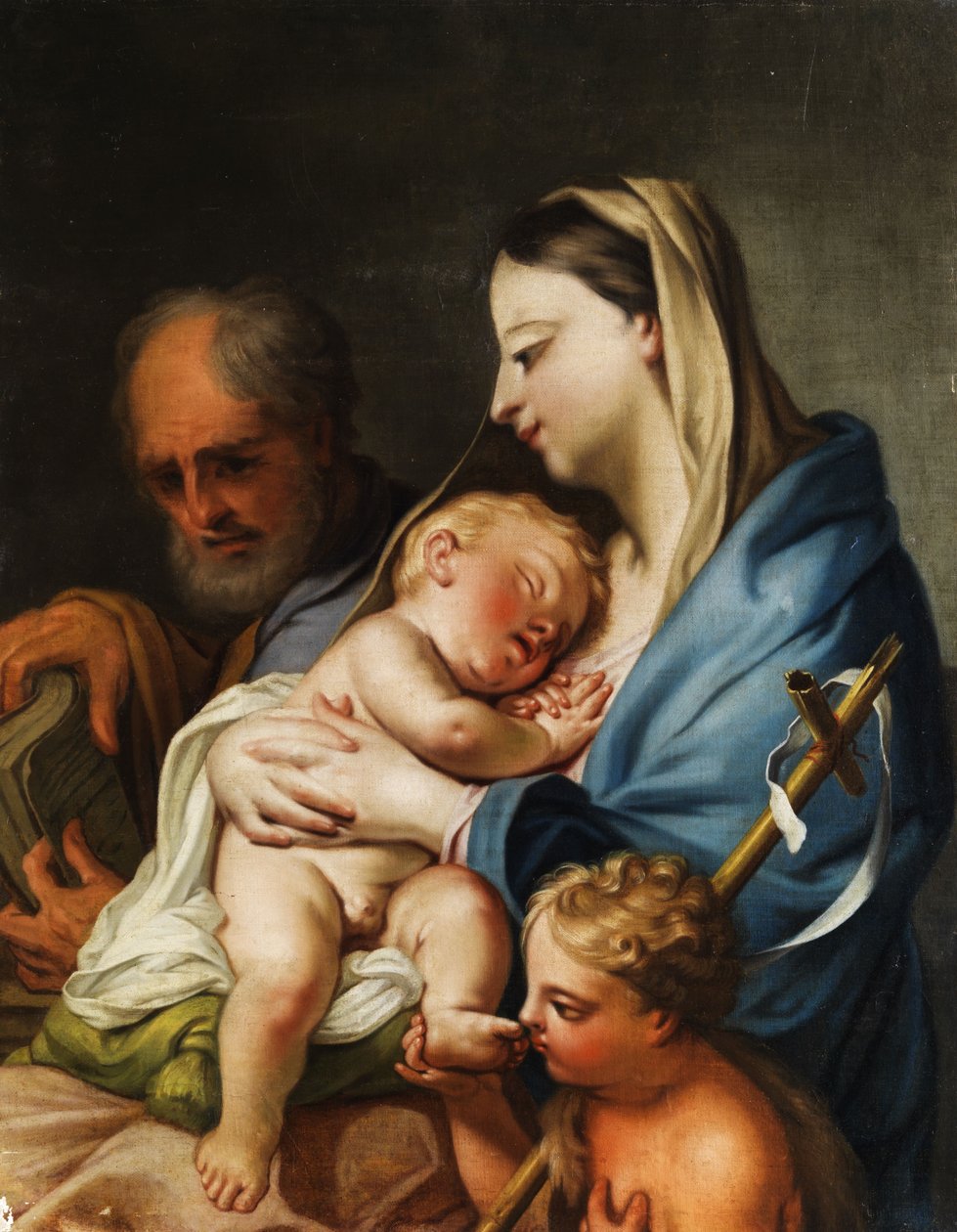 Święta Rodzina z chłopcem Janem autorstwa Circle of Jacopo Amigoni