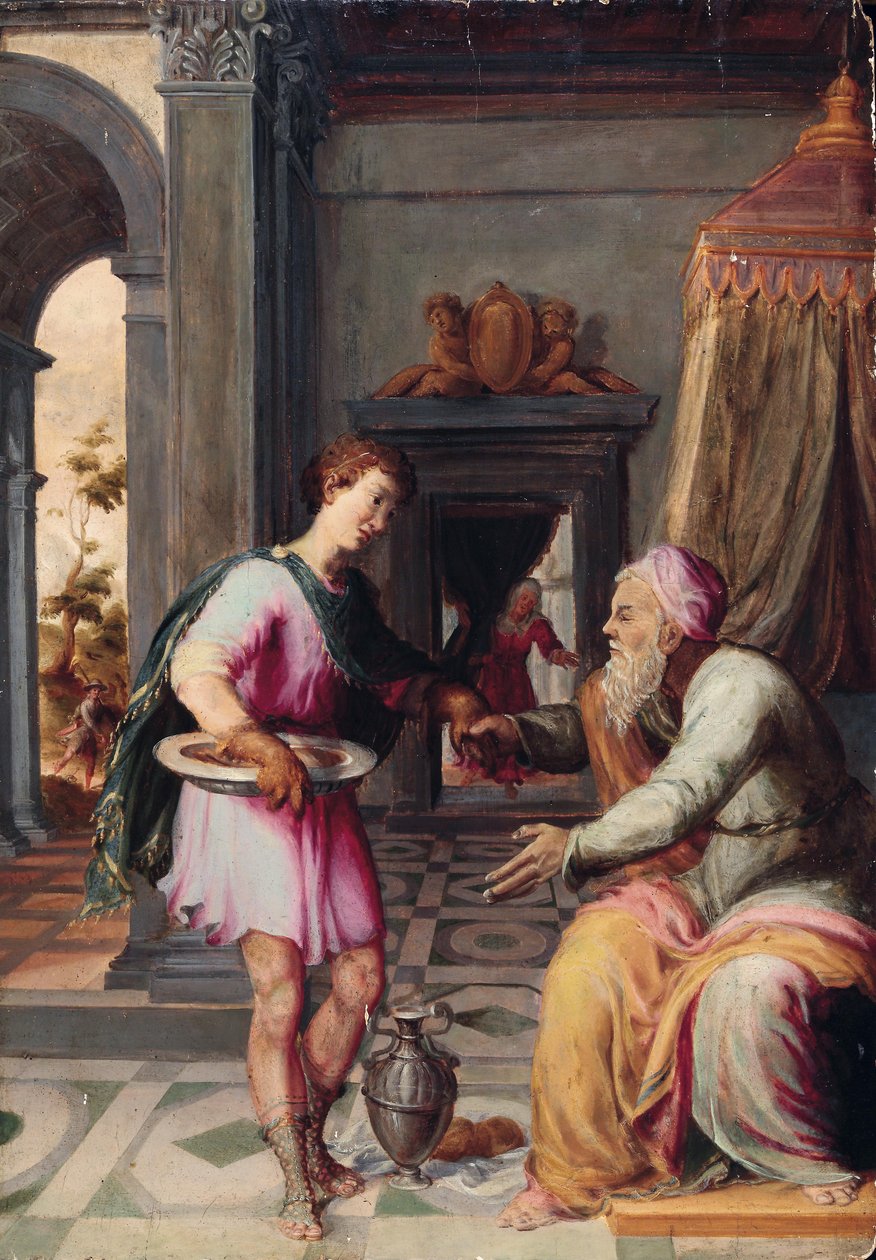 Izaak i Jakub autorstwa Circle of Prospero Fontana