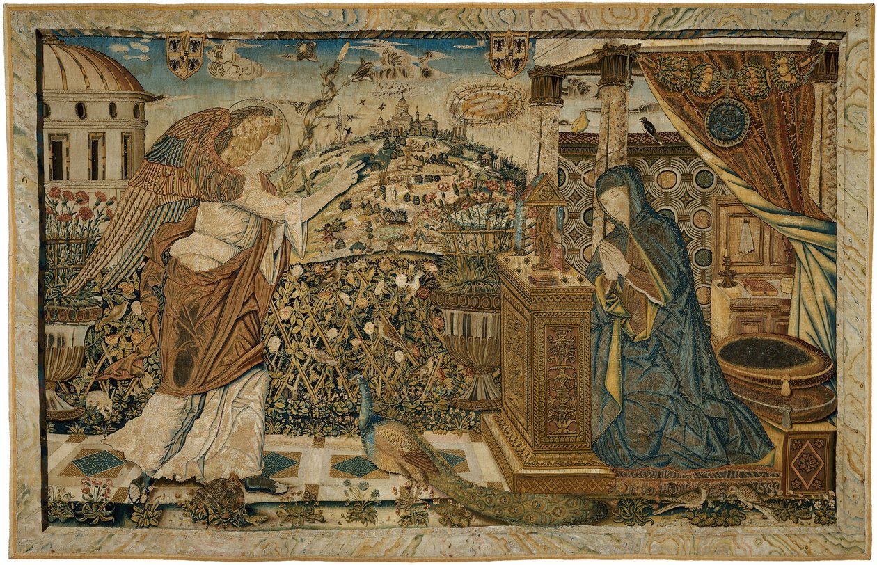 Zwiastowanie autorstwa Circle of Andrea Mantegna