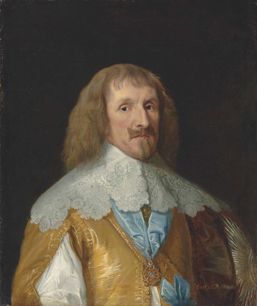 Portret Philipa Herberta, 4. hrabiego Pembroke autorstwa Circle of Anthony van Dyck