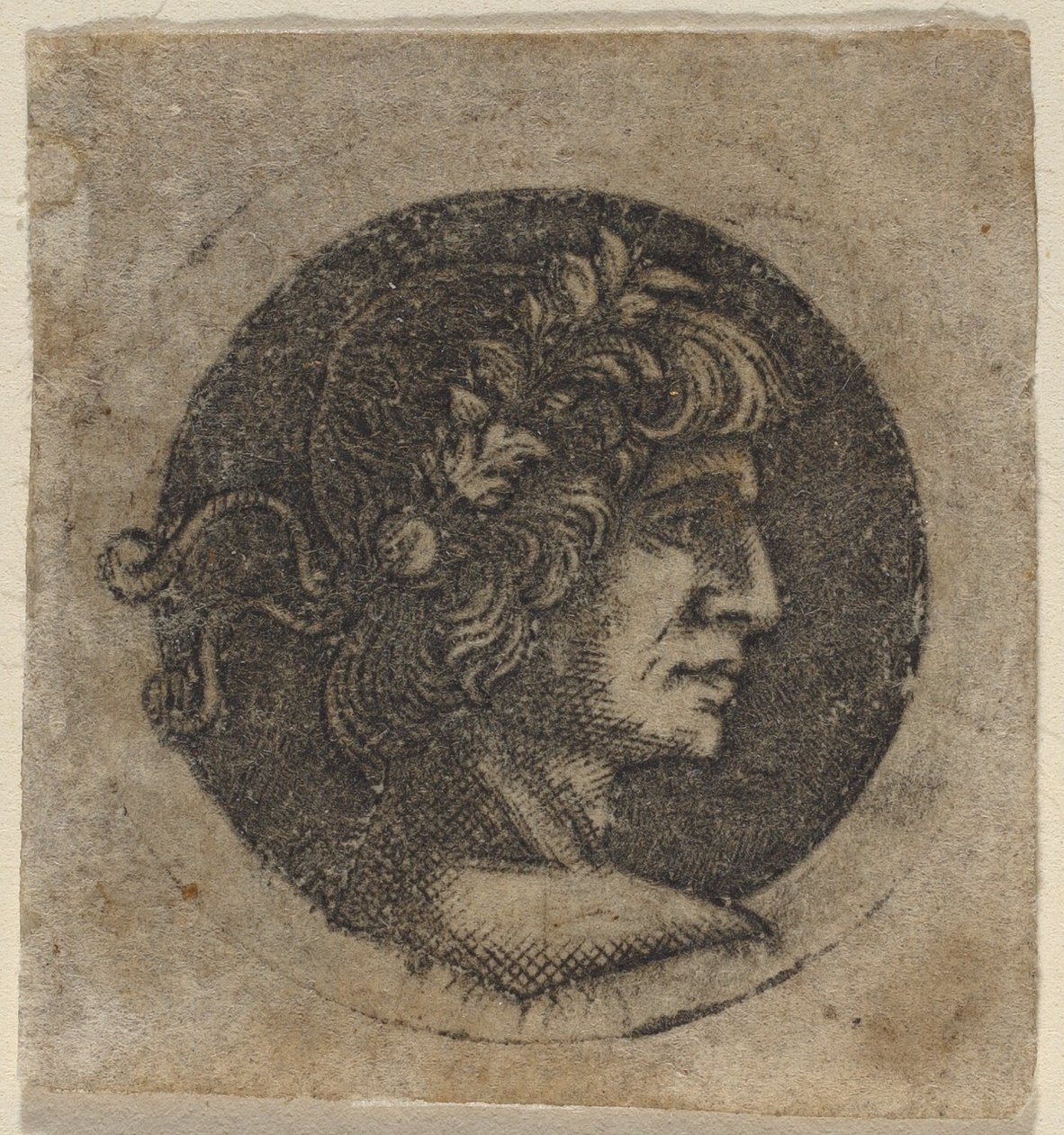 Głowa cesarza rzymskiego autorstwa Circle of Francesco Francia