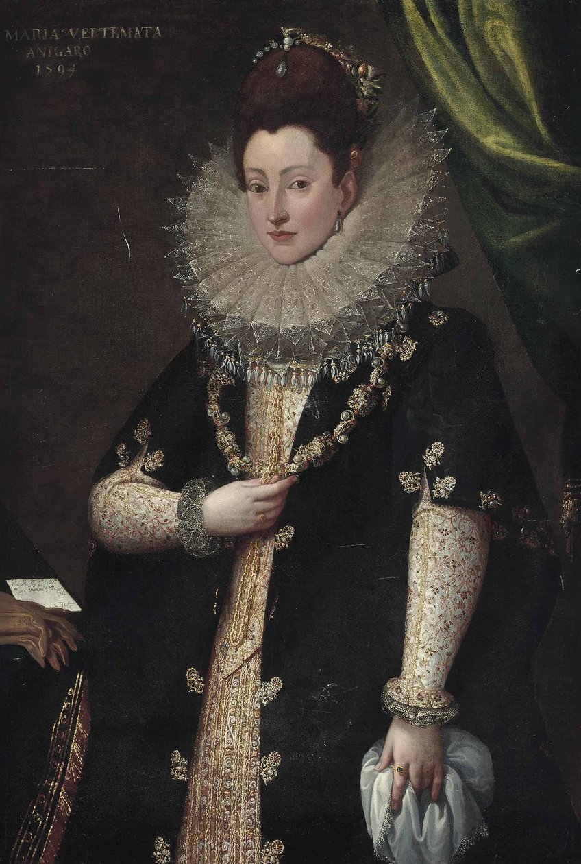 Krąg Fransa Pourbusa II Maria Vertemata autorstwa Circle of Frans Pourbus the Younger
