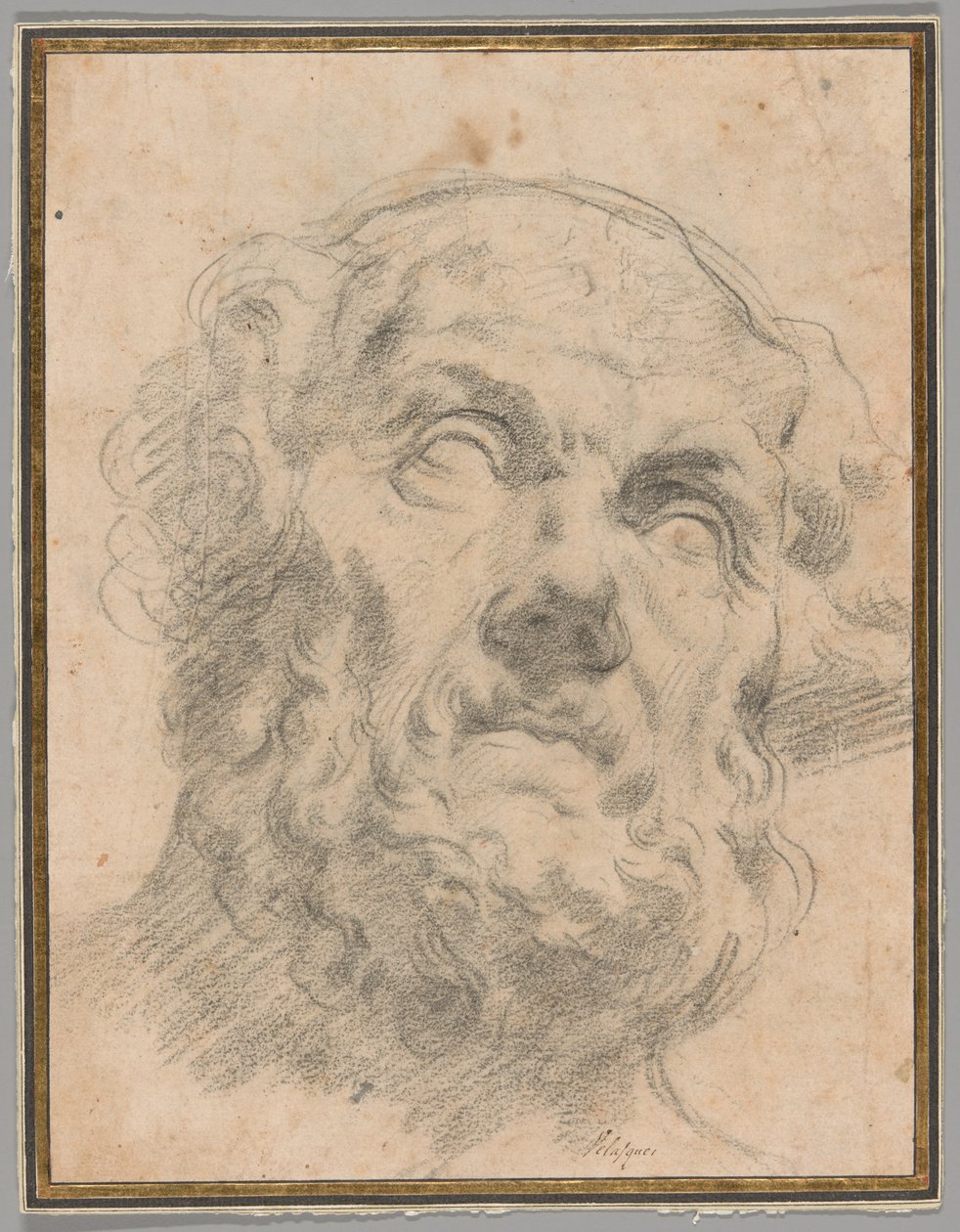 Głowa starca, prawdopodobnie Seneca autorstwa Circle of Peter Paul Rubens