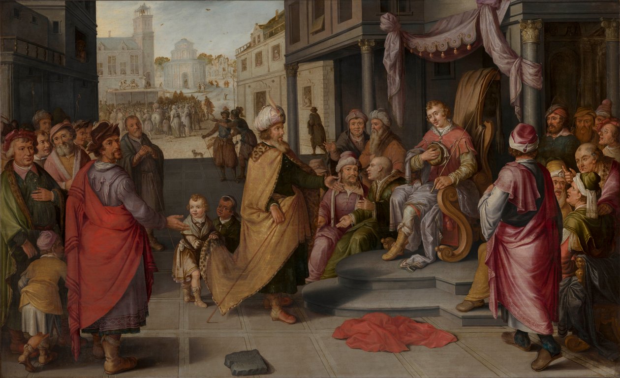 Wyrok Kambyzesa, 1620. autorstwa Claes Jacobsz van der Heck