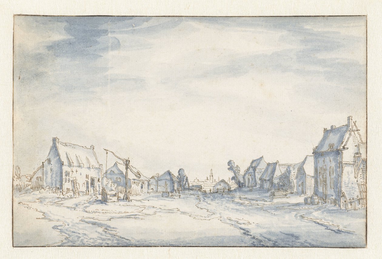 widok na wieś autorstwa Claes Jansz. Visscher (II) (attributed to)